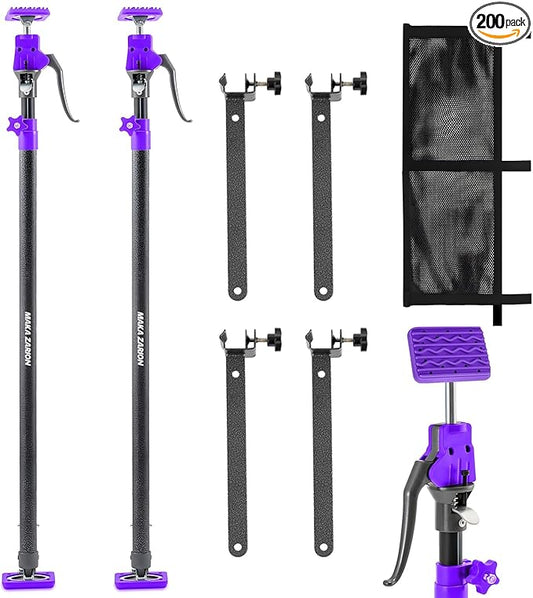 Adjustable Cargo Bar, Truck Bed Divider from 40 to 78.7 in with 200LB Bearing, Cargo Bar for Pickup, Truck Bed Organizer Cargo Bars for SUV, Trailer, Van, Come with 4 Divider, 2 Pack, 1 Cargo Net