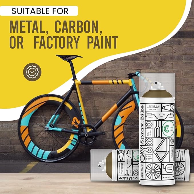 Spray.Bike Spray Paint | Designed Mainly for Bicycles | Multi-Use Acrylic Spray Paint for Metal, Plastic | High Coverage Bike Paint, 400ml, Eagle
