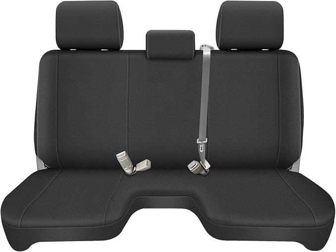 Truck Bench Seat Cover Fit for 2005-2014 Toyota Tacoma | with Large Notched, Black