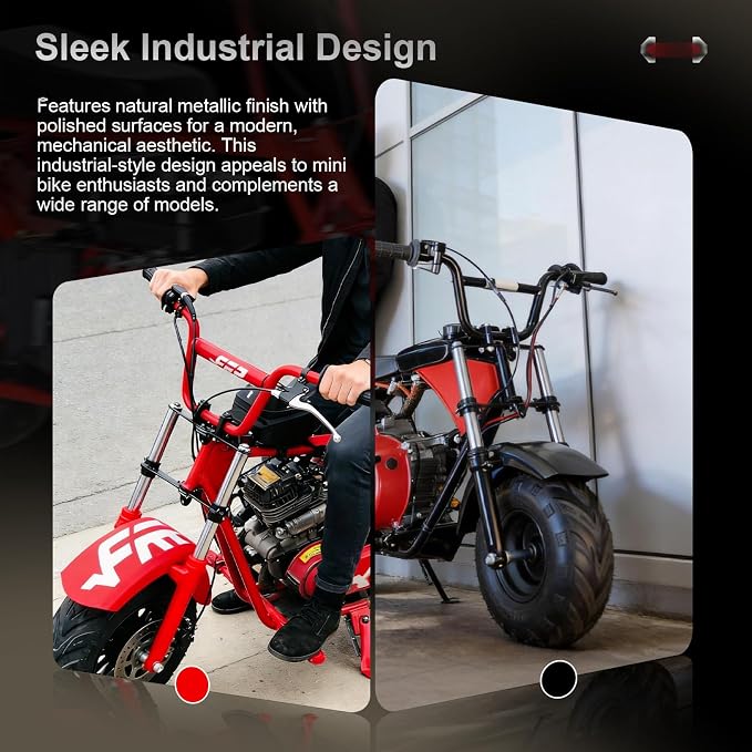 Mini Bike Front Fork Suspension & 7/8" Handlebar Riser Kit fit for Coleman CT100U for Monster Mega Moto MMB80 MMB105 80cc 105cc Motovox MBX10 MBX11 for Baja DB30 GMB100 TrailMaster Storm 200