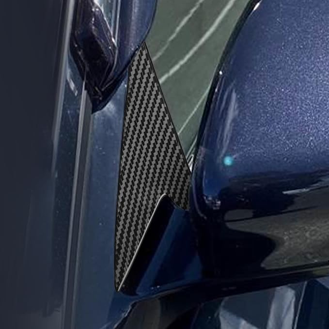 Soft Real Carbon Fiber Compatible with Nissan Altima 2013 2014 2015 2016 2017 2018 Interior Accessories Front Door Triangle Window A-Pillar Posts Cover Car Exterior Trim