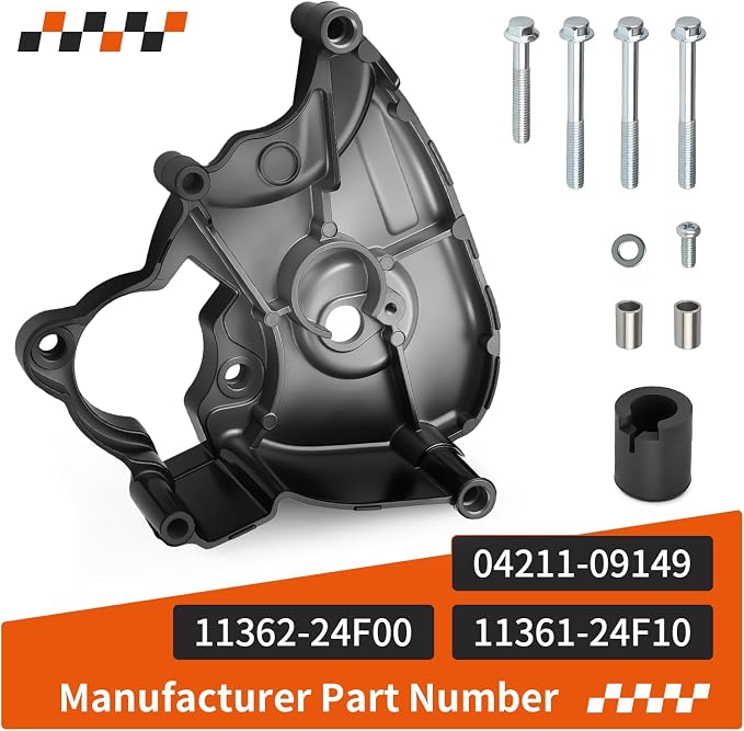 Engine Front Sprocket Cover and Protector w/Bolt for Suzuki Hayabusa 1300 GSX1300R/RX 1999-2007 11361-24F10