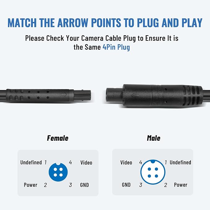 EWAY Tailgate Handle Backup Rear View Camera for Dodge Ram 1500 (2009-2017) / 2500 3500 (2010-2017) Aftermarket Reverse Camera, Tailgate Door Handle Replacement Camera with 16.5FT 4PIN Extension Cable