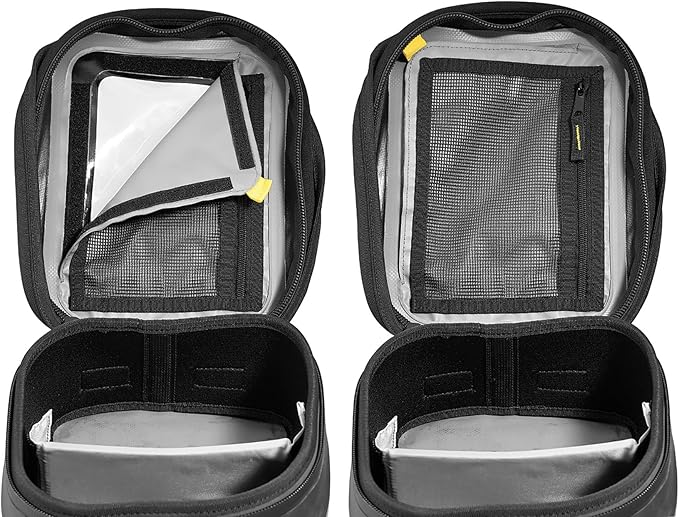 Nelson-Rigg Waterproof Hurricane Adventure Tank Bag, fits Most Honda Yamaha Kawasaki Adventure Bikes Black