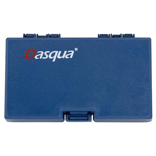 Dasqua 0-1 Inch Dial Indicator with Magnetic Back – 0.001" Graduation, 3/8" Stem, Group 2 DIN878 Precision Gauge, 20KG Magnetic Force, Removable Base, Fitted Storage Case – Model 5122-4211