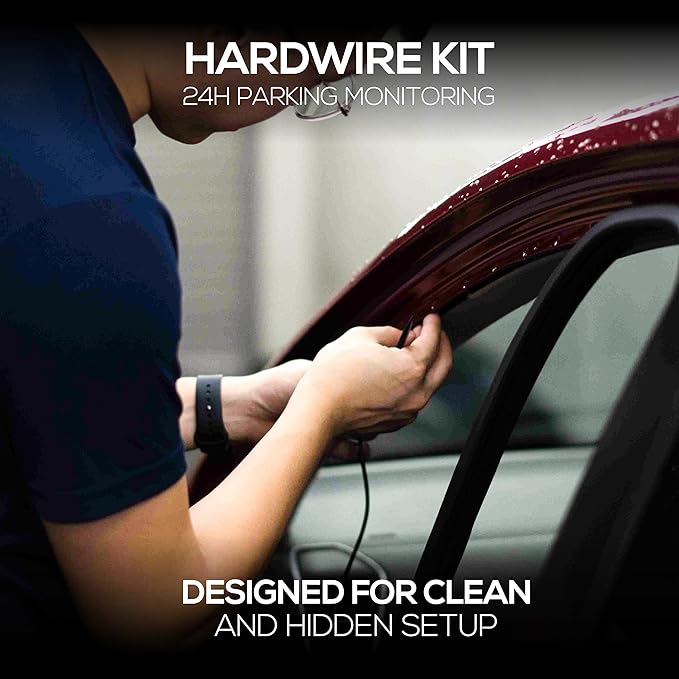 Dash Cam Hardwire Kit Type-C - 24-Hour Parking Car Accessories, Easy Install with Voltage Protection, No Splicing Required