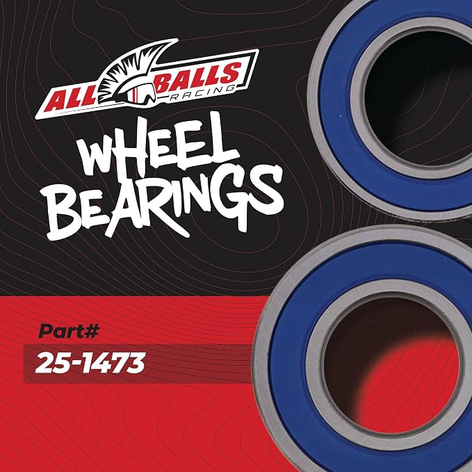 All Balls Racing 25-1473 Wheel Bearing Kit Compatible with/Replacement for Yamaha