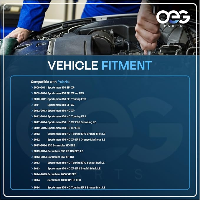 OEG Parts New Starter Compatible with Polaris Sportsman 850 ATV EPS Forest X2 XP EPS Touring 2009-2016 4011979, 4011979-479, 4012855-479, 4014946479, SHI0161, 41044070
