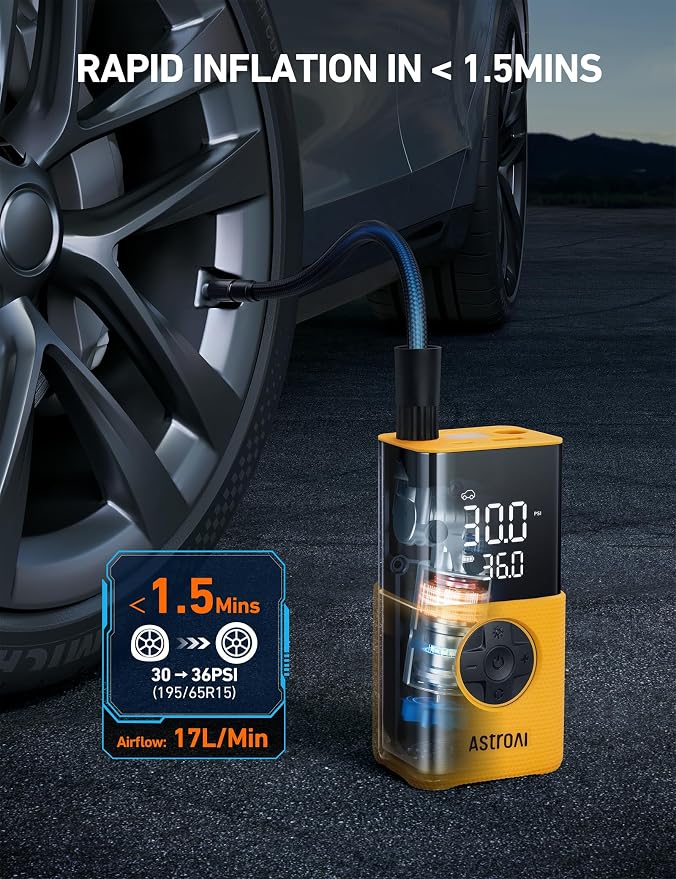 AstroAI L7 Series Portable Tire Inflator Air Compressor