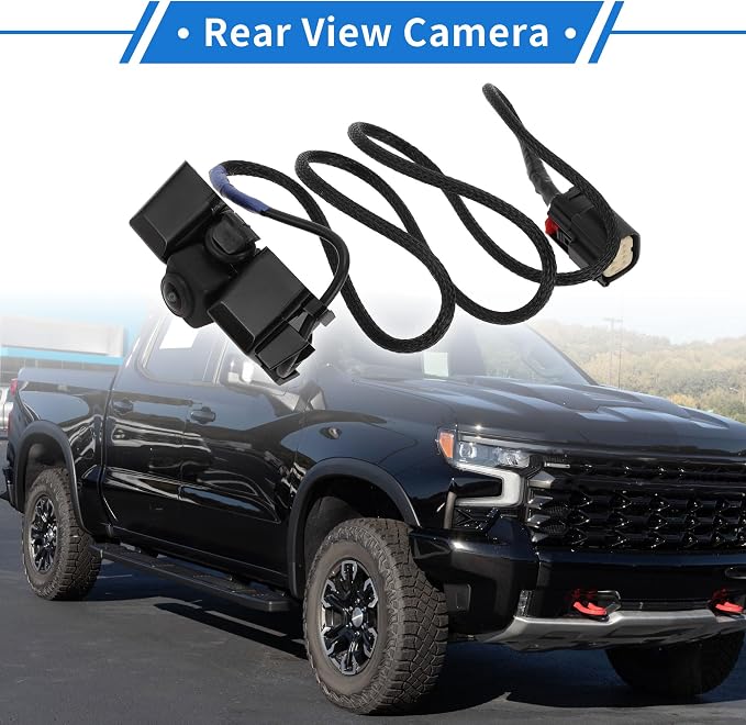 1 Pcs Rear View Camera for Chevrolet Cheyenne 2016-2018 for Chevy Silverado for GMC Sierra 1500 License Plate Park Assist Camera Backup Reverse Camera