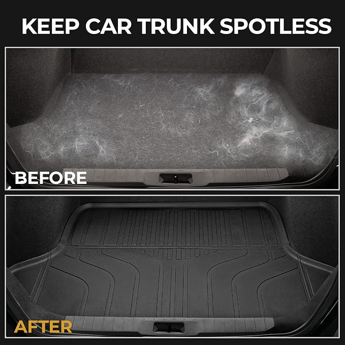 Floor Mats for Nissan Sentra 2020-2025, All Weather Floor Mats Trunk Cargo Liner Accessories, Full Coverage Set