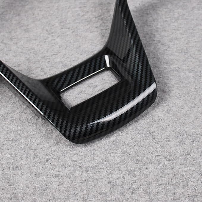 for Ford Bronco 2023 2024 2025 Wheel Steering Trim Panel Cover Trims ABS Carbon Fiber Pattern