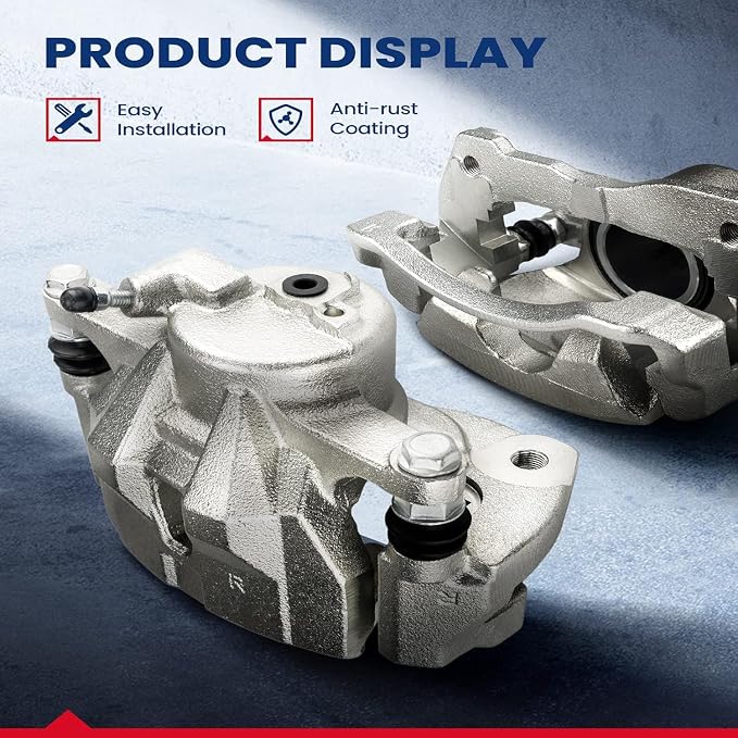 KAX Disc Brake Caliper Assembly Fit for Chevrolet Malibu 2004-2012, Pontiac G6 2005-2010, Saturn Aura 2007-2009, Pontiac Solstice 2006-2009, Saturn Sky 2007-2010, Front Side
