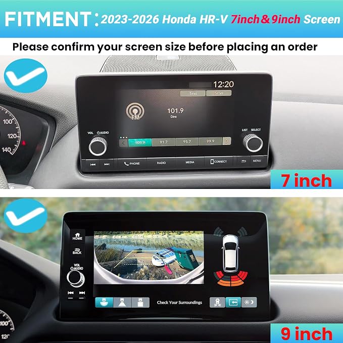 Center Console Organizer Compatible with 2023-2026 Honda HRV Accessories, Armrest Tray, Console Bottom Storage Box and Dashboard Organizer Box, Fits both Honda HR-V 7-inch and 9-inch Screen