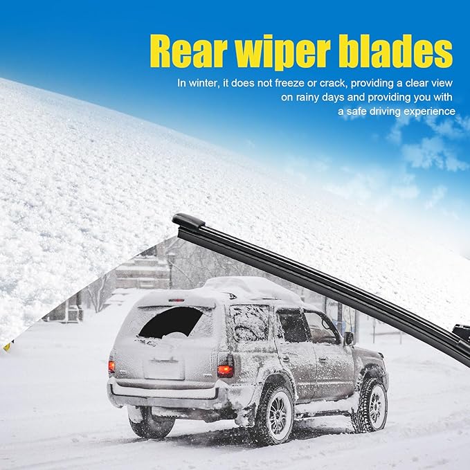 26"+20" Windshield Wipers With 13" Rear Wiper Blade Sets Automotive Replacement for BMW X3 2011-2017,Easy For Installation (Pack of 3)