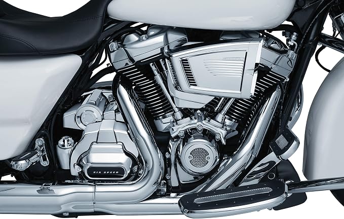 Kuryakyn 6412 Precision Transmission Shroud/Covering for Milwaukee-Eight Powerplants: 2017-19 Harley-Davidson Touring & Trike Motorcycles, Chrome