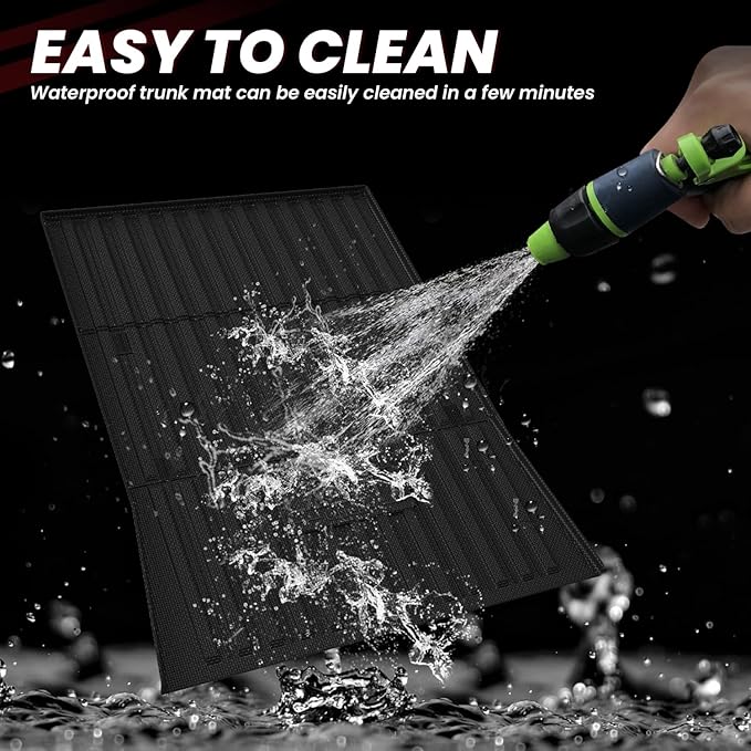 LASFIT Premium Extra Thick Truck Bed Mat for Tesla Cybertruck 2023-2026 Base/Cyberbeast 6FT Car Bed Liner Cybertruck Accessories | Custom Fit TPE All Weather Pickup Rear Trunk Cargo Mat, Black