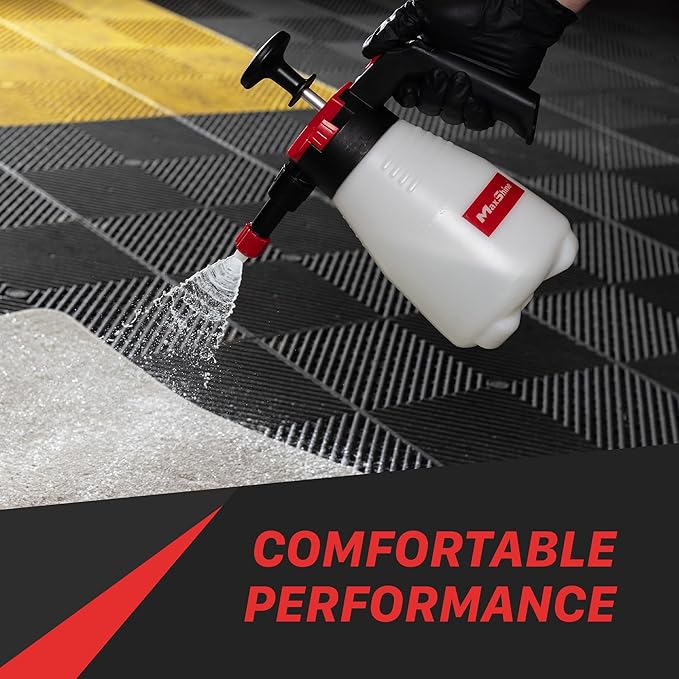 Maxshine 1.5L Pump Foam Sprayer - Hand Pressure Foam Sprayer for Car Detailing, Home Cleaning, and Garden Use - Versatile, Easy-to-Use for Multiple Applications