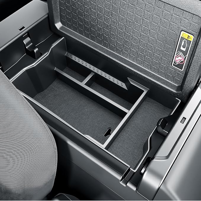BIBIBO for 2026 Toyota RAV4 Center Console Organizer 2026 Toyota RAV4(LE/SE/XLE Premium/Woodland/XSE/Limited) Console Tray 2026 RAV4 Console Insert Tray