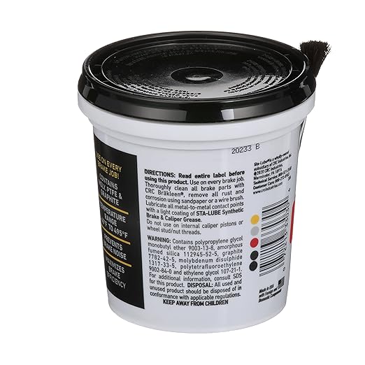 CRC Sta-Lube SL3303 Brake Caliper Synthetic Grease - 12 Wt Oz.