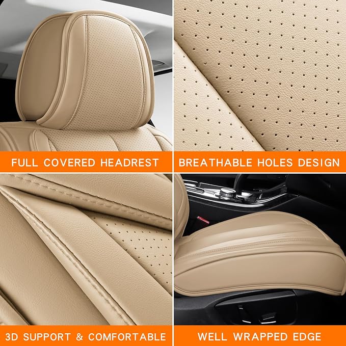 MINGBRON Seat Covers, Car Seat Covers Front Seats, Car Seat Cover, Car Seat Protector Waterproof,Seat Covers Carseat Cover Universal Fit for Most Cars