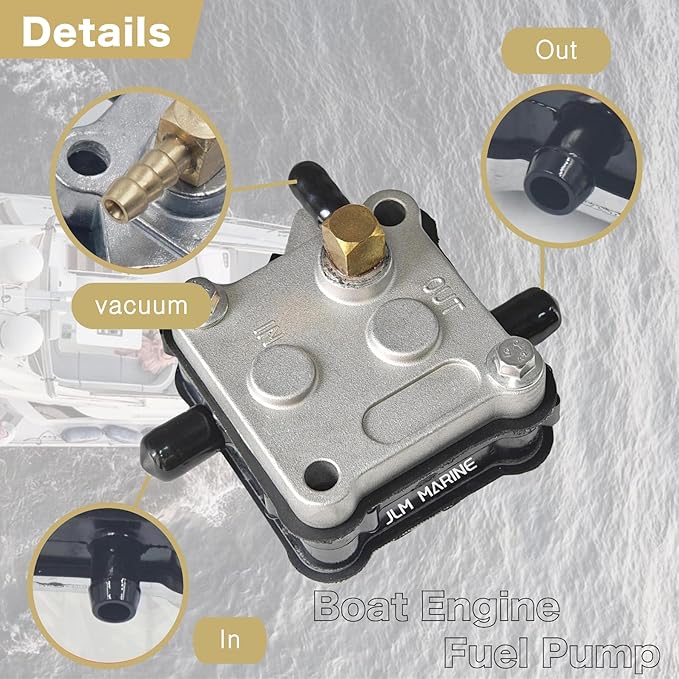 14360A78 Fuel Pump for Mercury Mariner 98766-C1 30-300 HP Outboard Models 14360A73 14360A43 14360A50