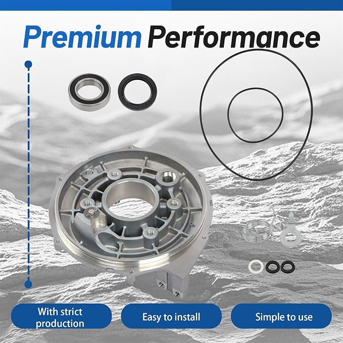 WFLNHB Rear Brake Backing Plate Bearing Seals Kit Replacement for Honda Fourtrax 300 1988-2000 TRX300 TRX300FW 2x4 4x4 43100-HC4-010 43010-HM5-A10 91052-HB3-771