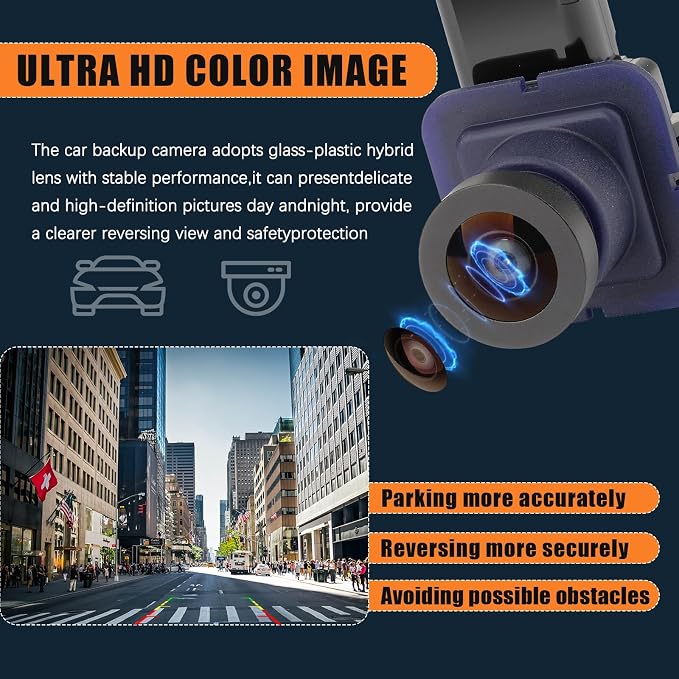 EP5Z-19G490-A Rear View Backup Camera Compatible with Lincoln MKZ 2013-2016 Park Assist Camera Replaces # EP5Z19G490A DP5Z-19G490-A DP5Z19G490A