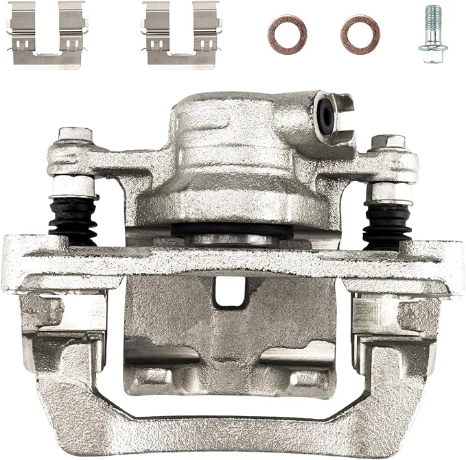 KAX Disc Brake Caliper Assembly Fit for Forester 2009-2013, Impreza 2008-2011 2.5L, WRX 2016-2017 2019-2021, Impreza 2008-2014 2.5T, WRX 2015 2018 2.0T, Rear Left Driver Side