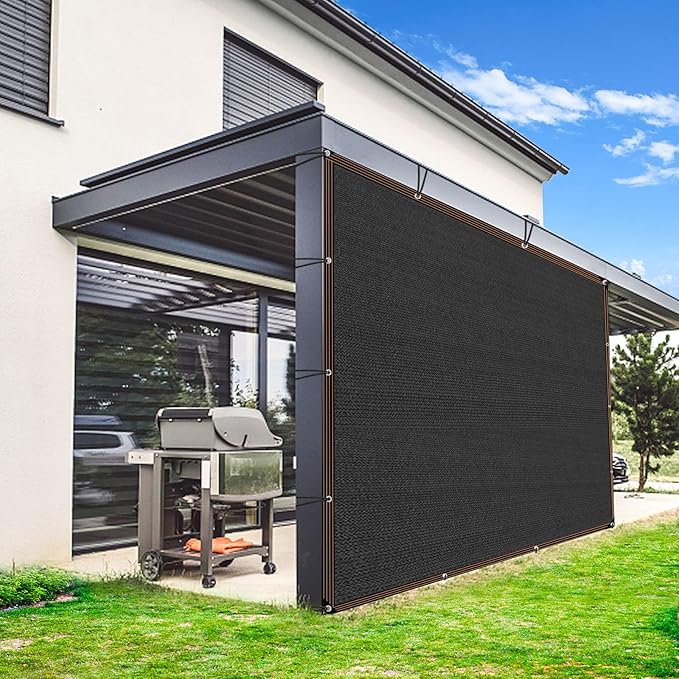 Shade Cloth - 70-90% Sunblock Net for Garden Patio,Shade Sails for Plants Greenhouse Outdoor Pergola Lawn Sun Shade Cloths for Kennel Chicken Coop Easier to Hang Shade Net Cover