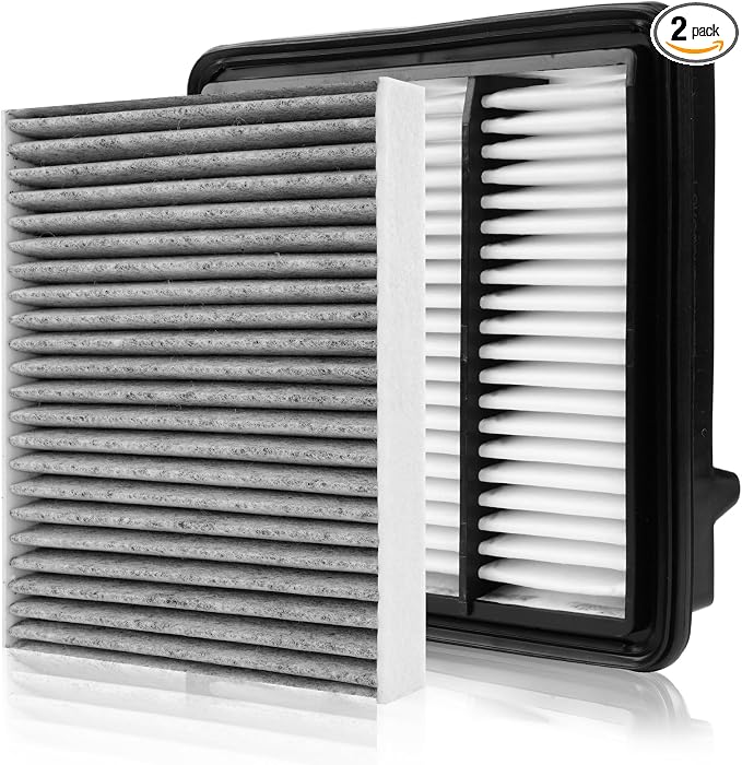Engine & Cabin Air Filter Fit for Honda Civic 2022-26 1.5L, Accord 2023-25 1.5L, CR-V CRV 2023-26 1.5L, Integra 2023-26 1.5L Replace#CF11182 17220-64A-A00 Car Accessories (Not Hybrid 2.0L)