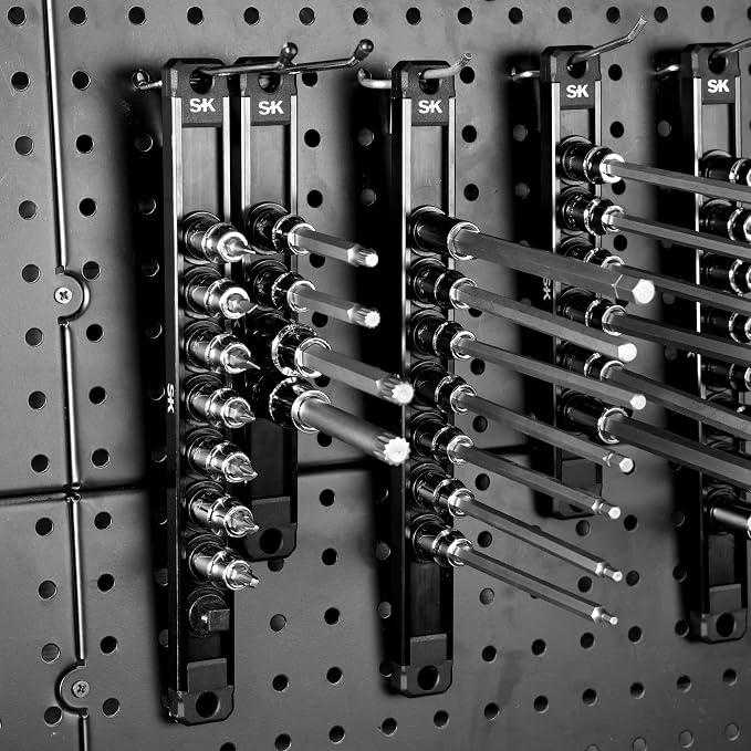SK Tools USA 3/8" & 1/2" Drive, 4 Piece, Chrome Metric Triple Square Bit Socket Set: 6MM - 12MM | 19704