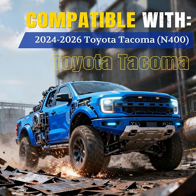 ARANA Tailgate Assist Shock for Toyota Tacoma 2024-2026, Soft Open Truck Tail Gate Slow Lowering Damper Strut Kit Fits Toyota Tacoma N400 2024 2025 2026(10-Min Installation)