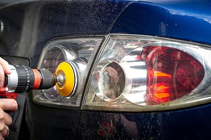 Glass Polish DIY Headlights Restoration and Polishing Kit – Permanent Headlight & Tail-Light Restoration, Restores As-New Condition and Guards Against Future Damage - GP31016