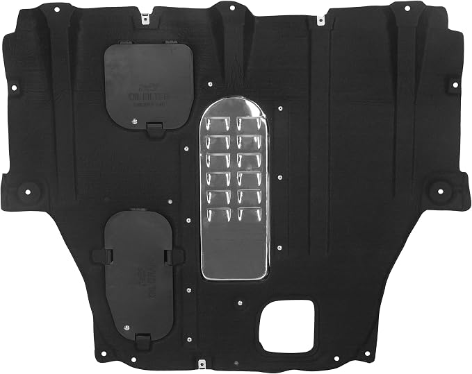 ECOTRIC Engine Splash Shield Guard Compatible with 2012 2013 2014 2015 2016 Dodge Dart Replace for Part Number 68082724AH CH1228150