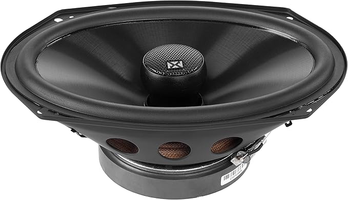 NVX VSP69 900W Peak (300W RMS) 6x9 V-Series 2-Way Coaxial Speakers with 25mm Silk Dome Tweeters