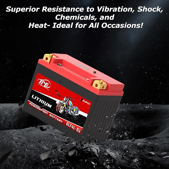 TPE Lithium Motorcycle Battery YTX4L-BS 12V 3Ah Rechargeable Powersport Start Stop LiFePO for ATV and Scooter