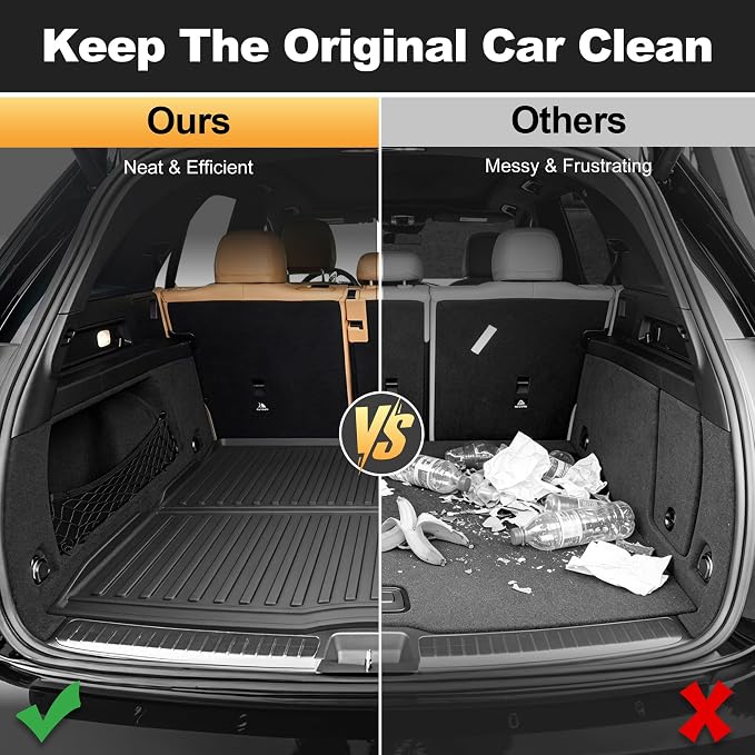 Cargo Liner for Mercedes Benz GLE SUV 2020-2026 350/450/53 AMG/580 | All Weathe Custom Fit Heavy Duty Trunk Mat for Benz GLE (Not Fit for Coupe)