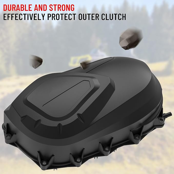 SAUTVS Cvt Air Guide Outer Clutch Cover, CVT Variator Clutch Housing Outer Clutch Drive Belt Cover for Can Am Outlander Renegade 500 570 800 850 1000 2007-2024 Accessories (1PCS, Replace #420611397)