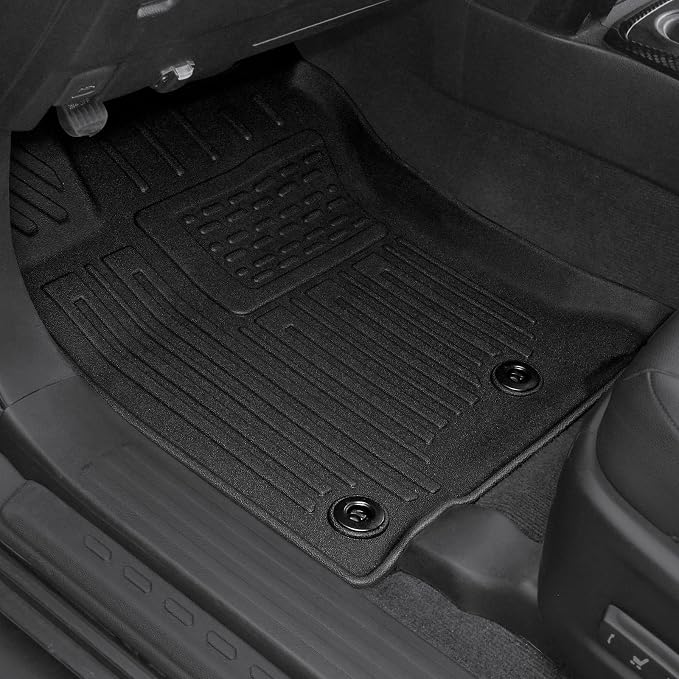 Floor Mats for Toyota 4Runner 2013-2024, All Weather Floor Mats Trunk Cargo Liner with Backrest Protectors Accessories and Door Sill Guards Accessories, Full Coverage Set (Only Fit 5 Seats)