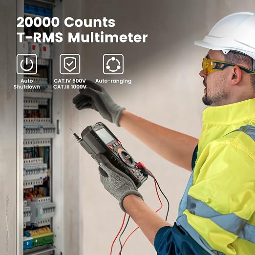 KAIWEETS HT118E Digital Multimeter and BB-100 Multimeter Case