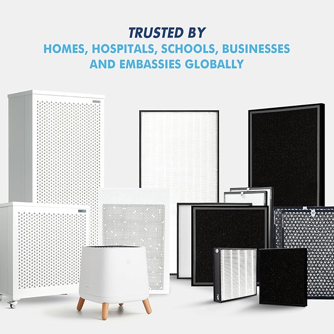 Smart Air (aka Smart Health) Blast Mini Mk II Air Purifier for Large Rooms up to 3075 sq ft, 36-49 dBA, CARB Certified, True H13 HEPA & Activated Carbon Filters for Dust, Allergens, Pet Hair & Smoke