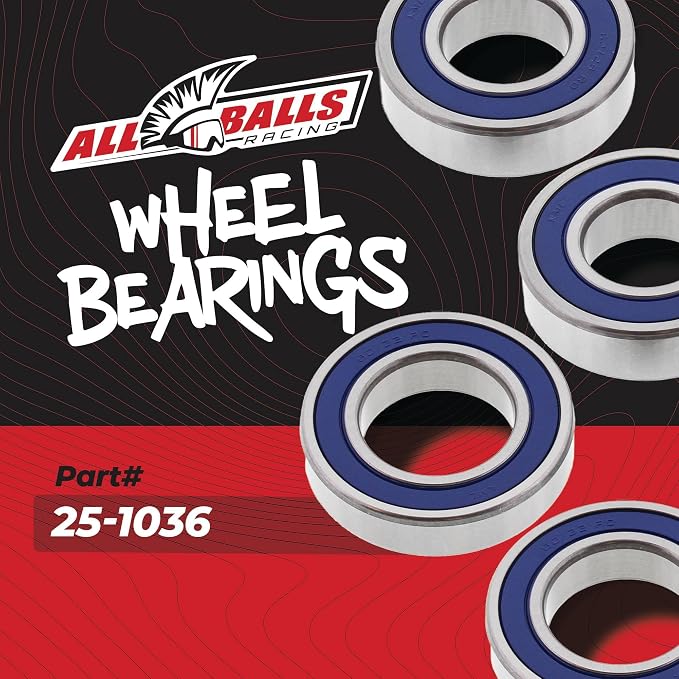 All Balls Racing 25-1036 Wheel Bearing Seal Kit Compatible with/Replacement for Honda