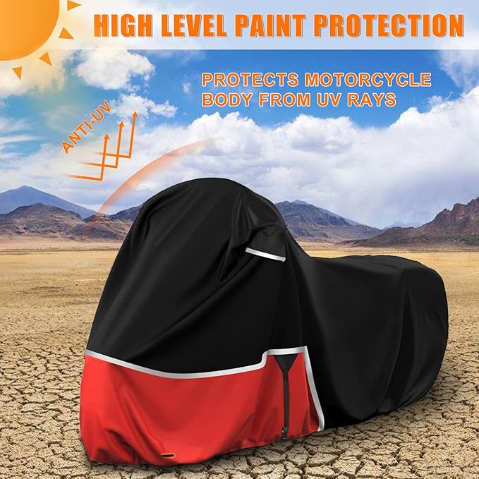 Waterproof Motorcycle Cover Replace for Honda Grom/Monkey/Navi Minimoto Models, 420D Oxford Cloth Motorcycle Cover for Snow Rain Dust Protection