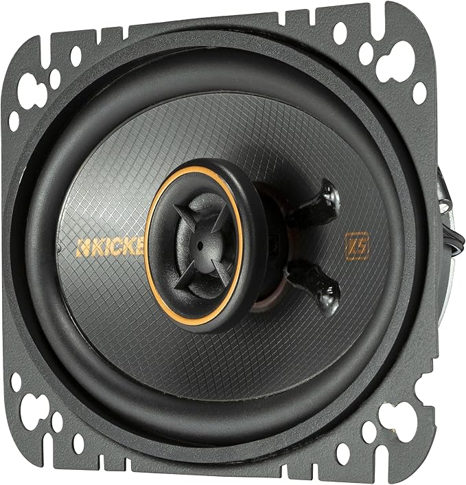 KICKER 51KSC4604 KS-Series 4x6 Coaxial Speakers with .5" tweeters, 4-Ohm, Pair
