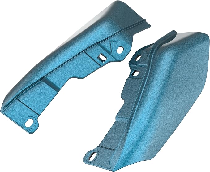 Color - Matched Mid Frame Air Deflectors Heat Shield, Perfectly Fit for Harley Touring Models 2009-2026 Tahitian Teal