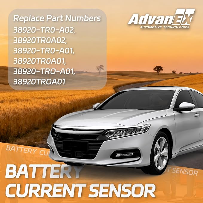 38920-TR0-A02 Battery Current Sensor Compatible with Honda Civic CRV Acura ILX RDX Replaces OE 38920TR0A02, 38920-TR0-A01, 38920TR0A01