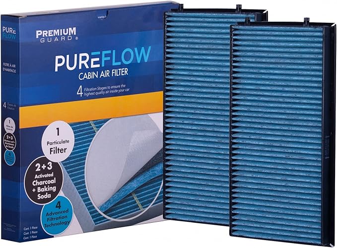 PureFlow Cabin Air Filter PC5532X | Fits 2006-2009 BMW 750Li, 750i, 2002-2005 745Li, 745i, 2004-2017 Rolls-Royce Phantom, 2003-2008 BMW 760Li, 2007-2008 Alpina B7, 2004-2006 760i