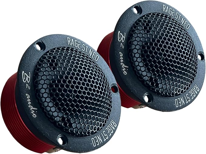 B2 Audio Pair of Rage Series 1" 4-Ohm 75 Watt RMS Neodymium Tweeters
