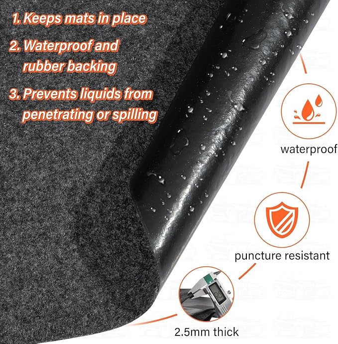 22 x 8.8FT Extra Large Garage Floor Mat, Waterproof Backing Garage Mat,Premium Oil Leaks Absorbent Oil Spill Mat,Reusable, Washable, Protects Floor from Spills, Drips, Splashes and Stains